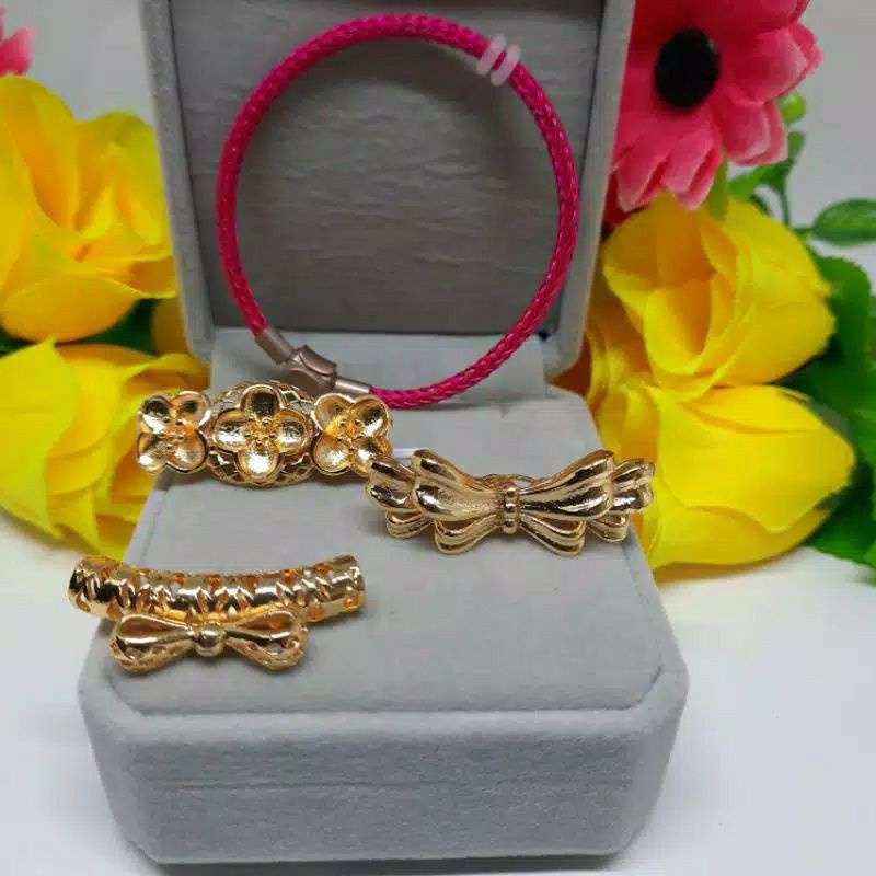 Charm/Pembatas/Liontin Xuping Lapis Emas