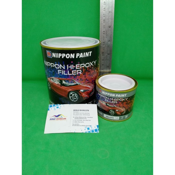 Nippon HI-EPOXY FILLER Cat Dasar 2 Komponen Hitam