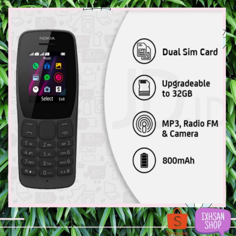 hp Nokia 110 garansi resmi