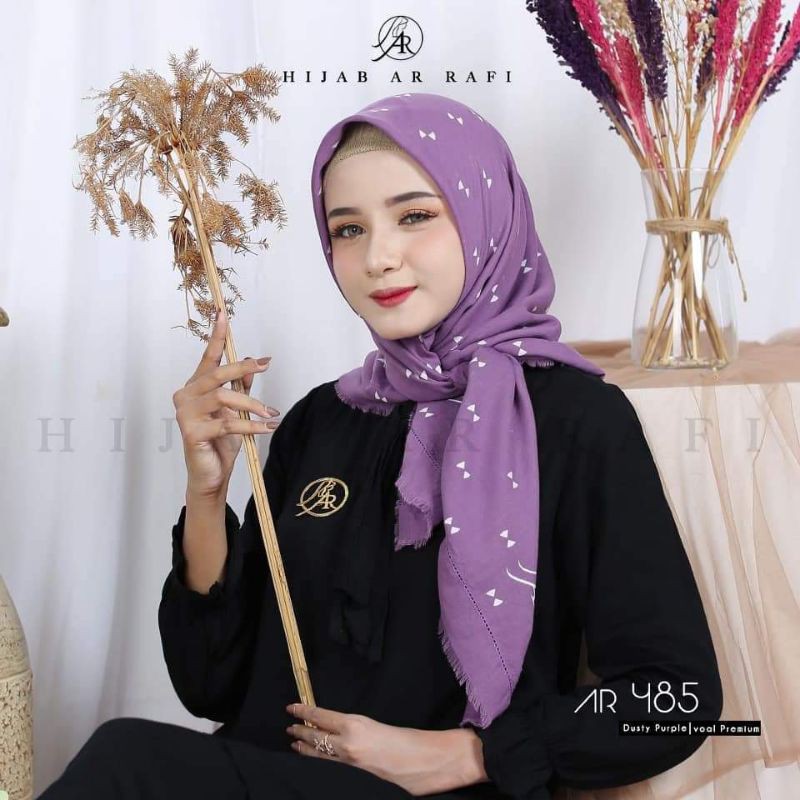 HIJAB ARRAFI SQUARE AR 485 HIJAB SEGIEMPAT