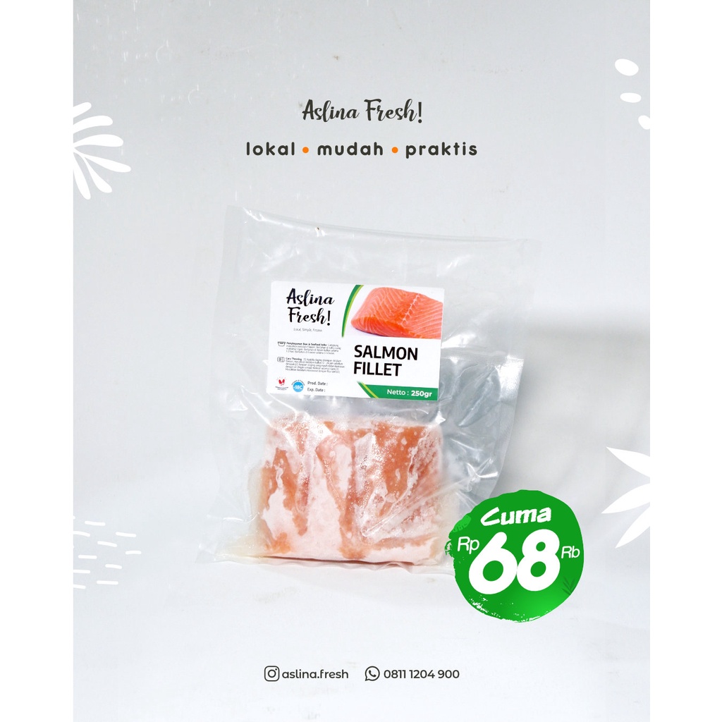 

Ikan Salmon Fillet Frozen 250gram
