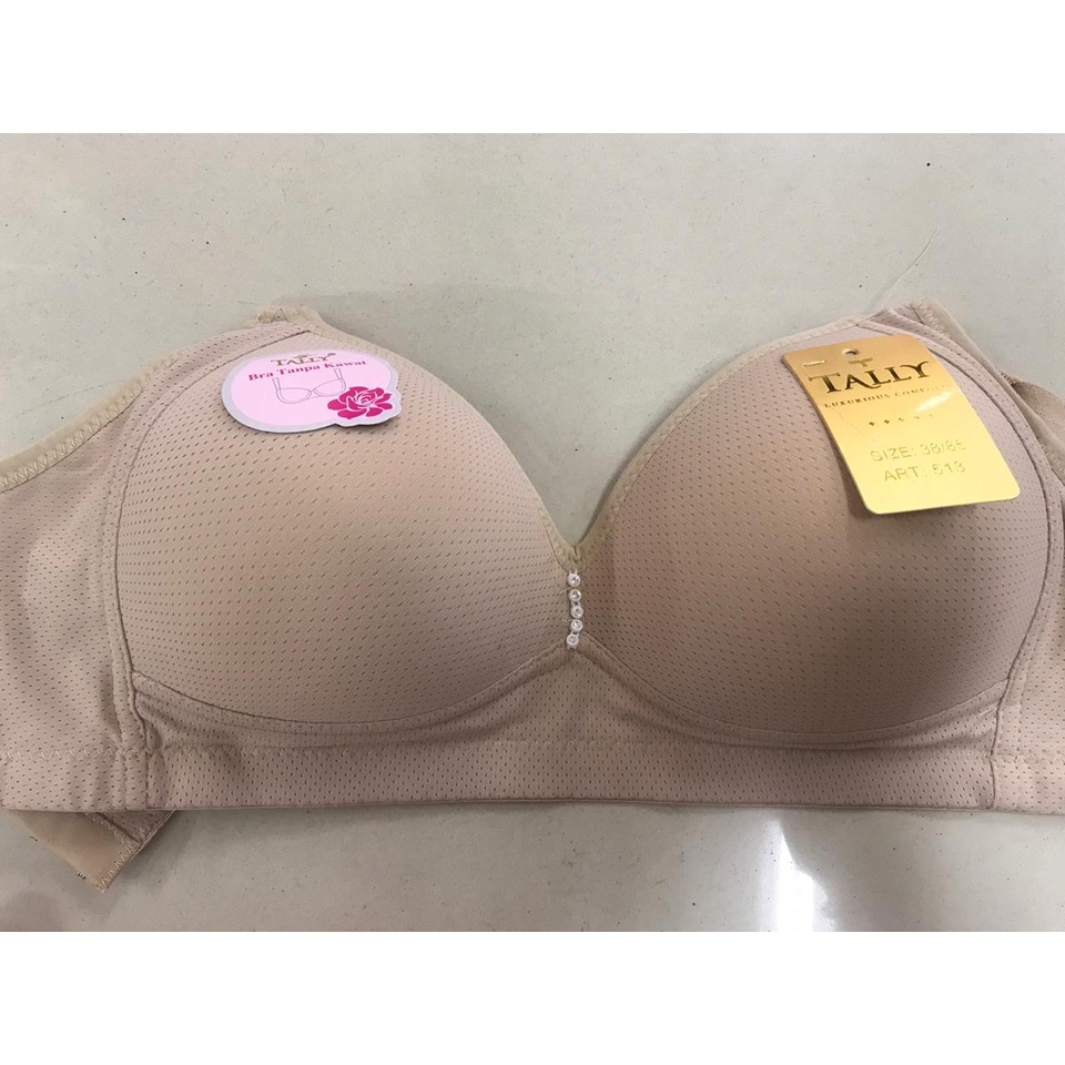 BH BRA TALLY 513 - BH BRA 513 TALLY - TANPA KAWAT CUP C BUSA TIPIS JUMBO SIZE 36 38 40 42 -  BH BRA TLLY HARIAN -ARA98STORE - ASLI MEREK TALLY - BH TALLY - BH BAGUS NYAMAN DOI PAKAI BUAT DIRUMAH - BH TERLARIS