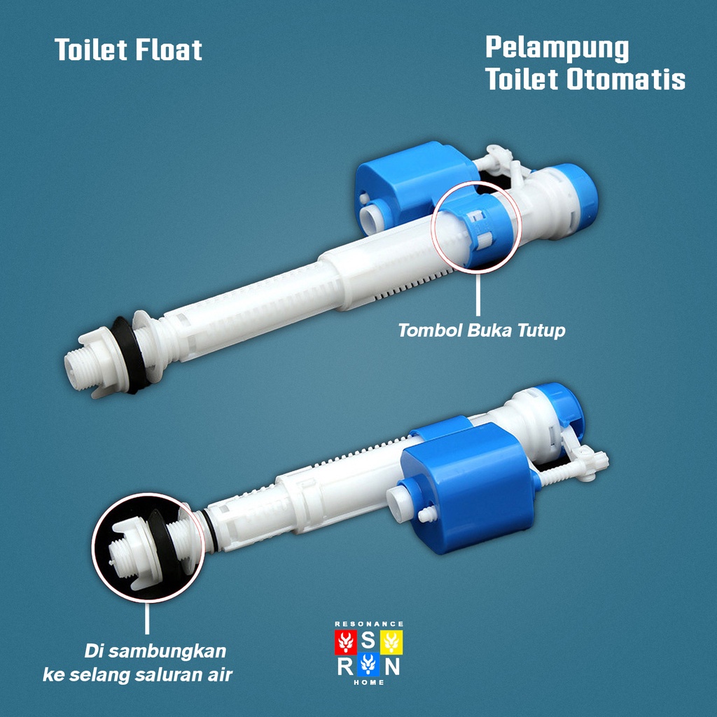 Pelampung Toilet Kloset Duduk Universal Resonance Home