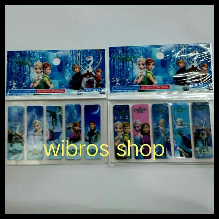 

Frozen Sticky Note Hologram /Pembatas Buku