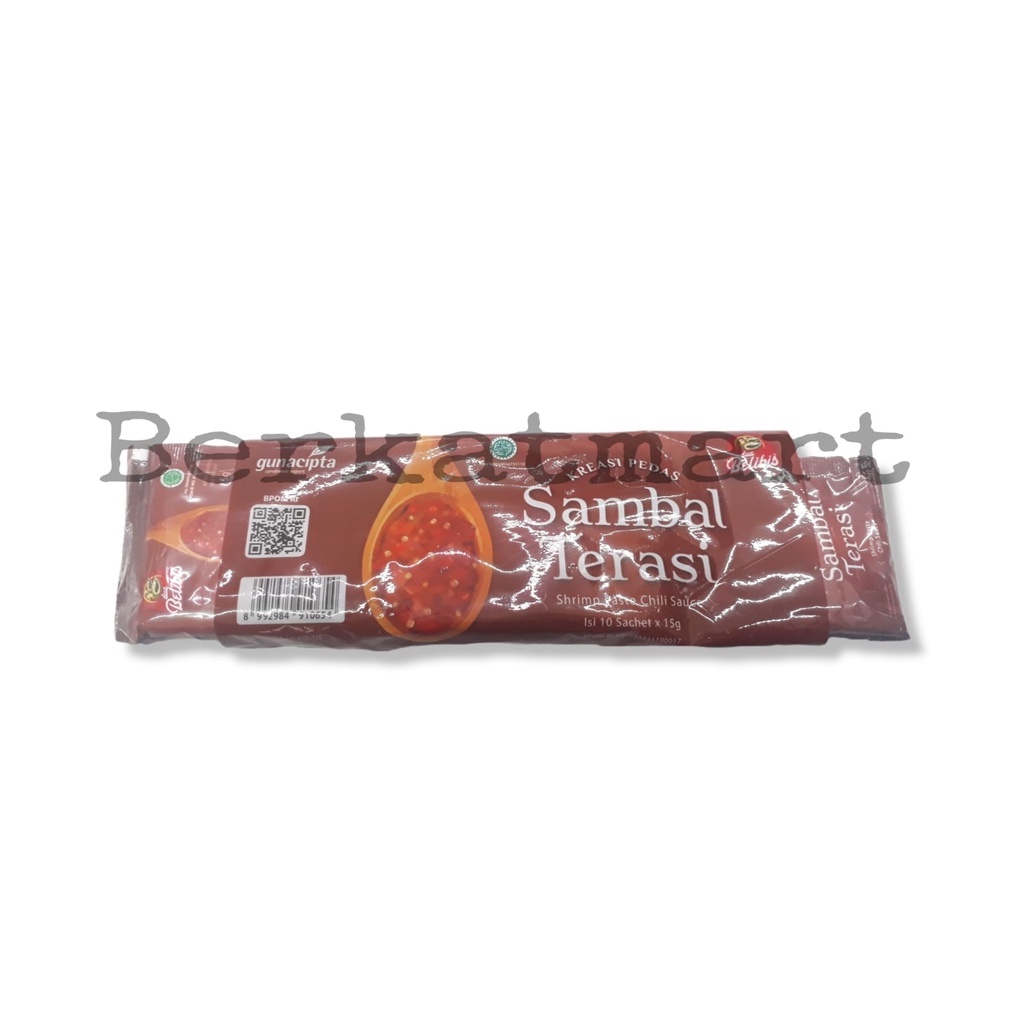 

Sambal Terasi Dua Belibis Renceng isi 10 sachet x 15 gr