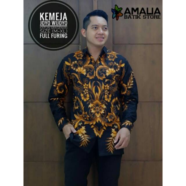 JOYO WIJOYO.Kemeja Batik Pria Modern