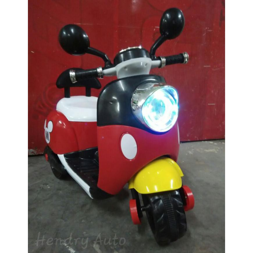 OBRAL (KHUSUS GOJEK) Mainan Motor Aki Mickey Mouse Anak Termurah