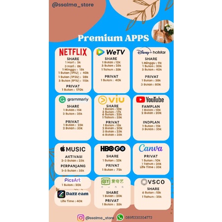

Premium Apps by ssalma_store