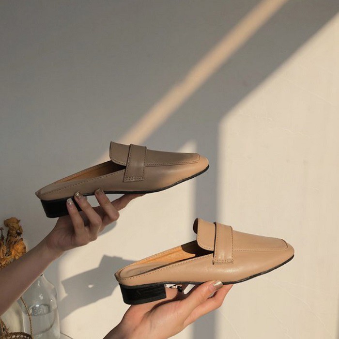 JSSK 22 (SIZE 36-39) RISCE SEPATU SLOP POLOS IMPORT WANITA CEWEK PEREMPUAN JAKARTA BATAM