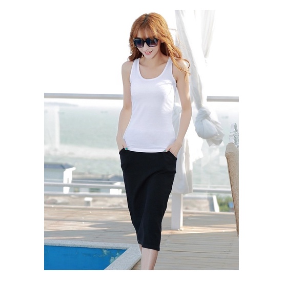 Singlet Wanita Premium / Tank Top Tali Wanita / Tanktop rayon-4