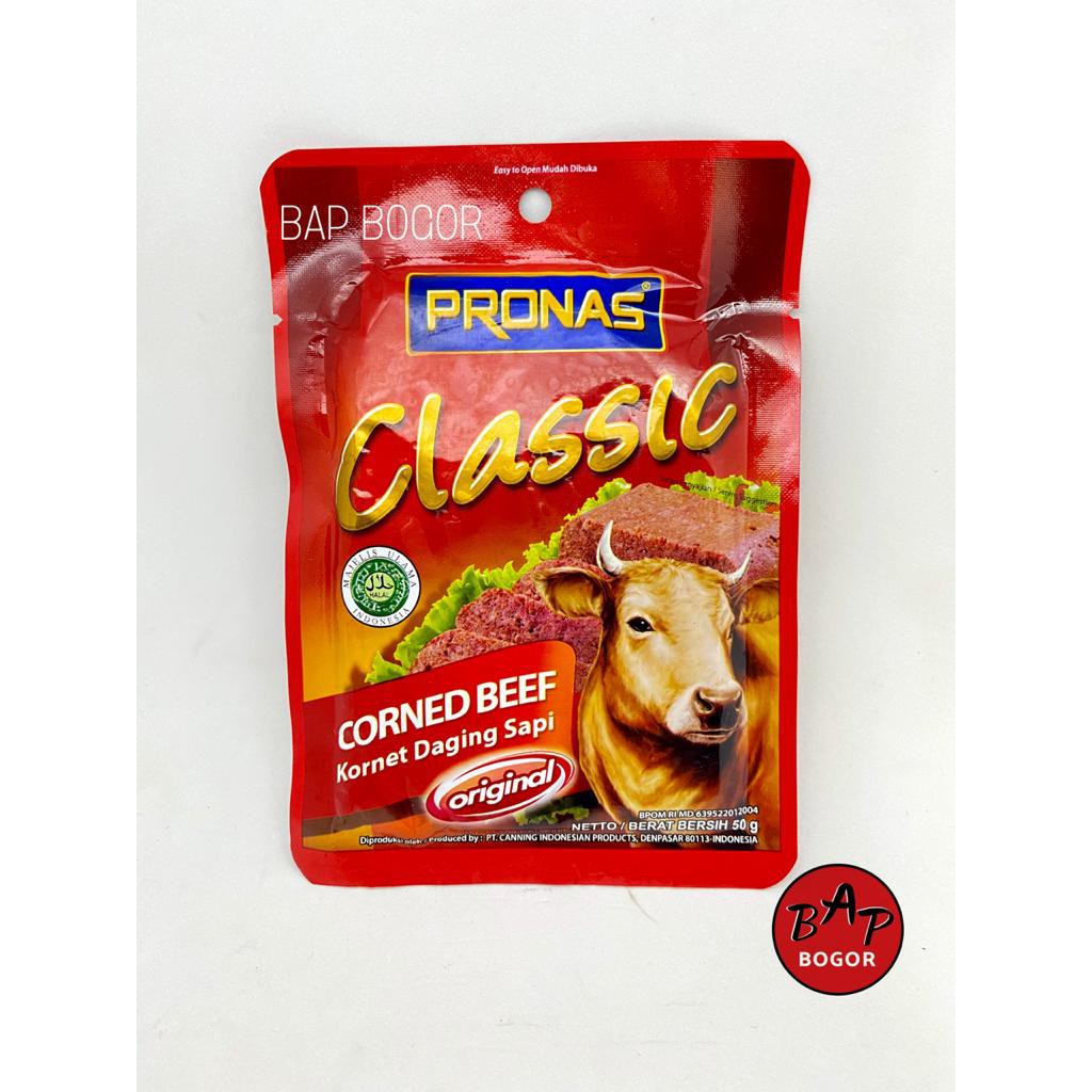 

PRONAS Kornet Daging Sapi Original Sachet 50 gr