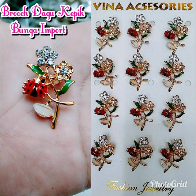 Isi 12pcs broos dagu kepik mini