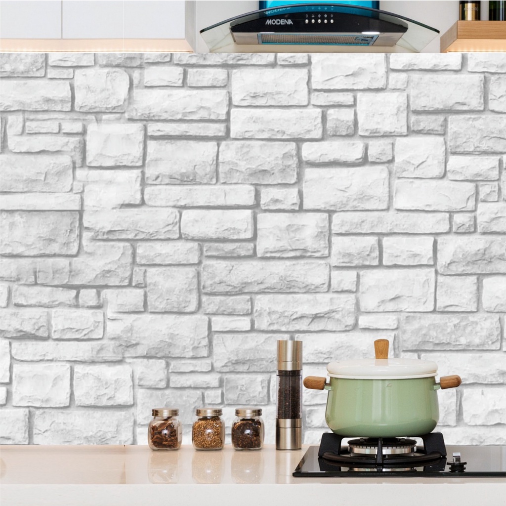 ST - Stiker Tegel Dapur / Sticker Kitchen / Motive Batu Bata 2