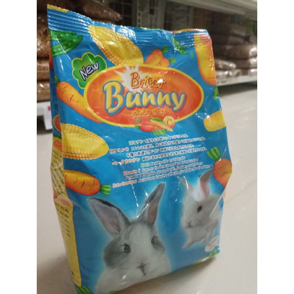 makanan pakan kelinci BRITER BRITTER BUNNY RABBIT FOOD 1KG FRESHPACK