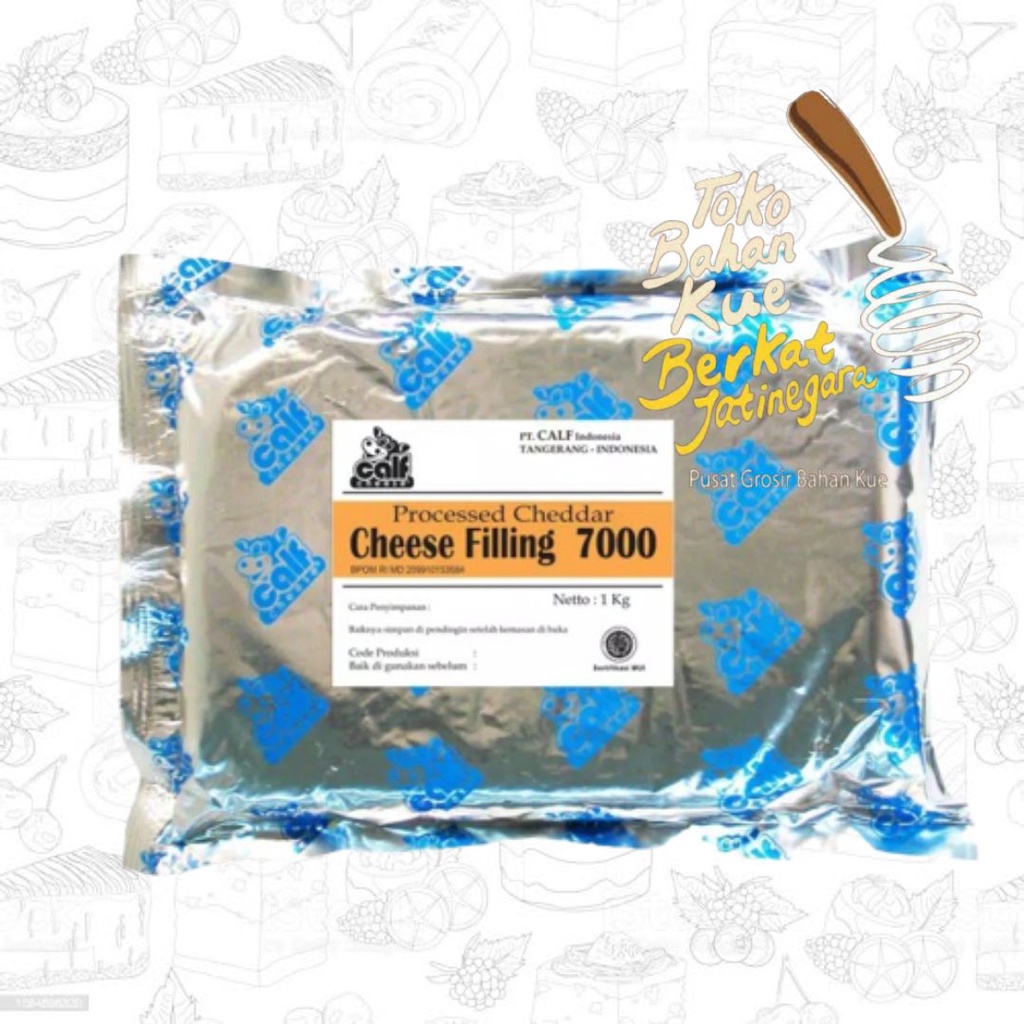 

CALF CHEESE FILLING SAVORY 7000 1 KG / FILLING KEJU UNTUK SAUS / MAKANAN GURIH