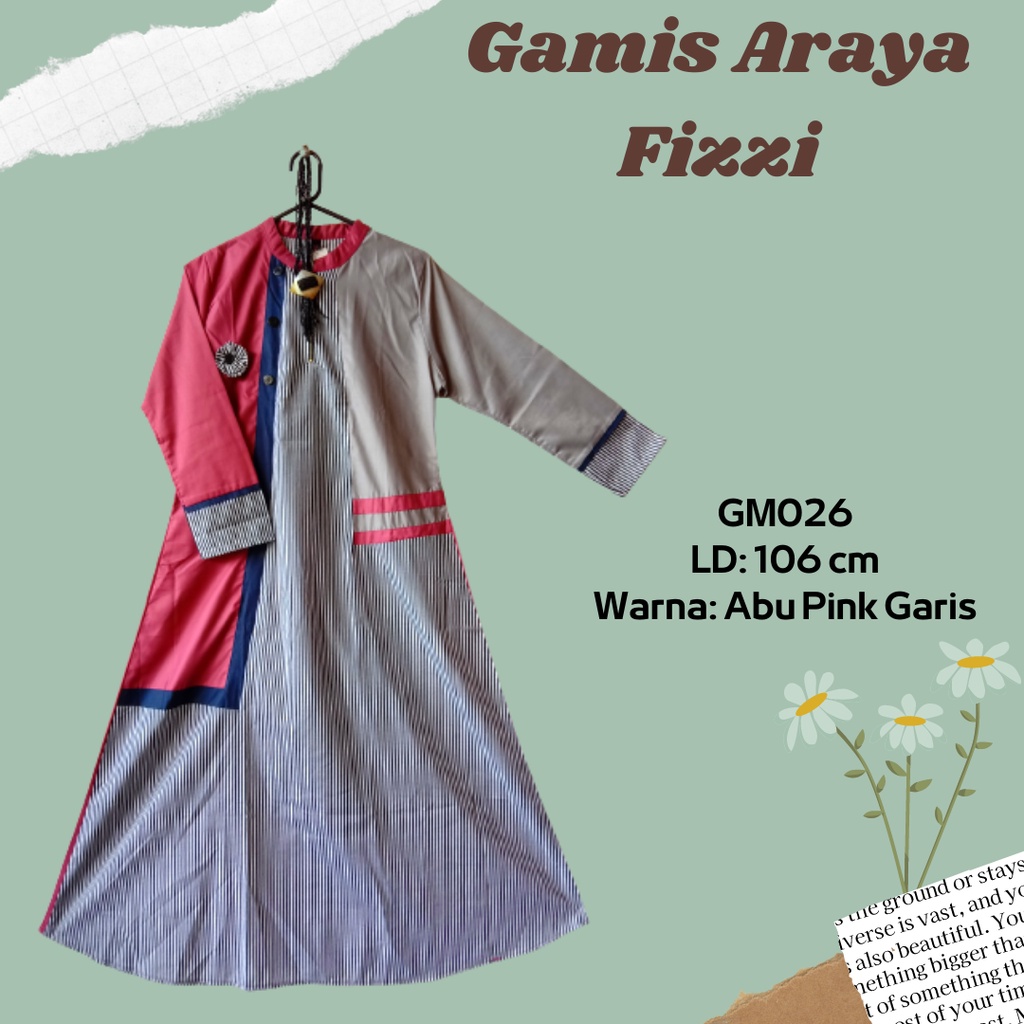 Gamis Jumbo Araya Fizzi