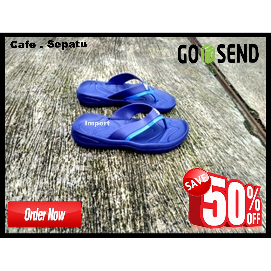 SALESTOCK  SENDAL OLAHRAGA PRIA ADIDAS IMPORT HITAM MERAH MURAH SLOP JEPIT