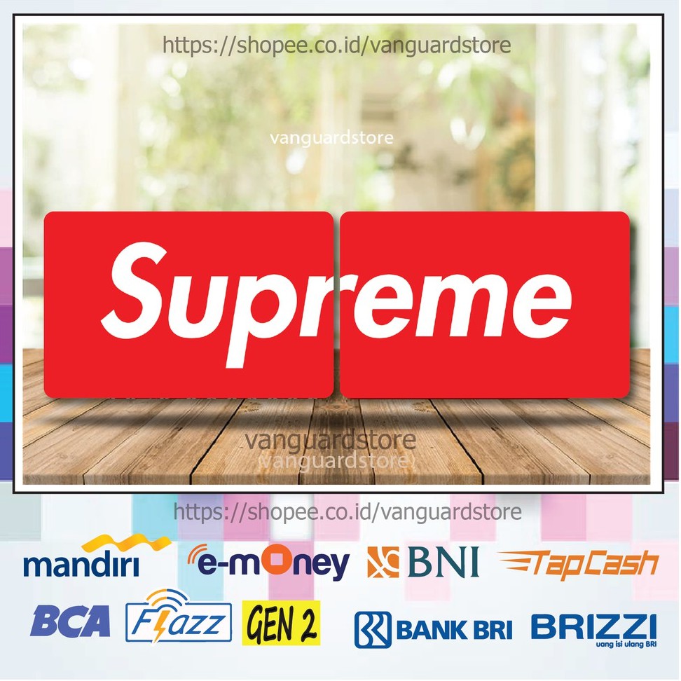 KARTU E MONEY E TOLL SUPREME BRAND KUMPULAN 1 EMONEY MANDIRI FLAZZ BCA BNI TAPCASH BRIZZI BRI-2 SISI