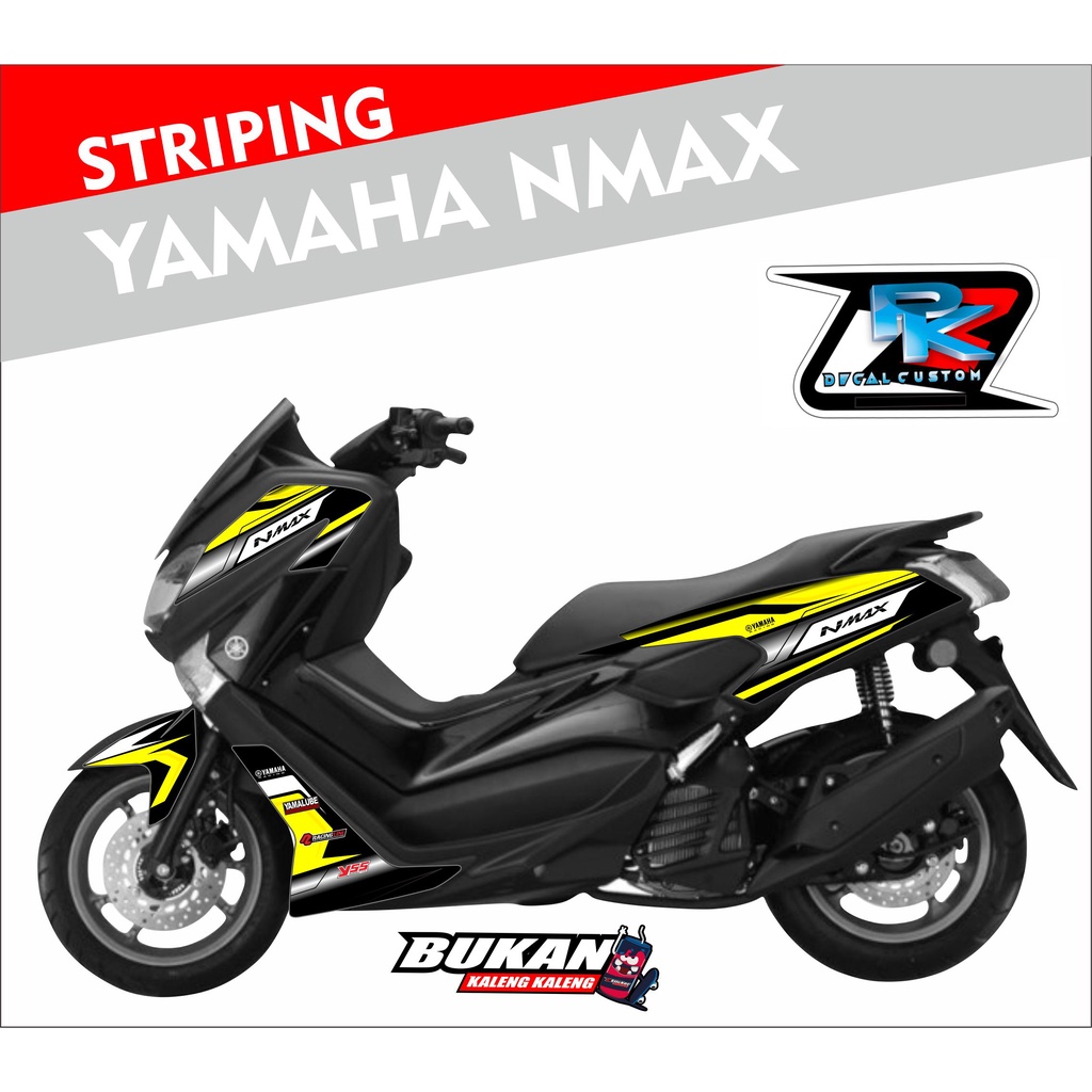 STICKER STRIPING YAMAHA NMAX PERTAMA VARIASI RACING SANGAT COCOK BUAT MOTOR KESAYANGAN ANDA JADI KER