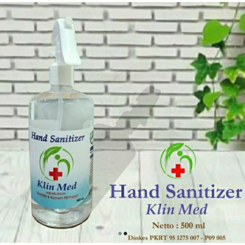 Hand Sanitizer Spray 500 ml Liquid - Klin Med