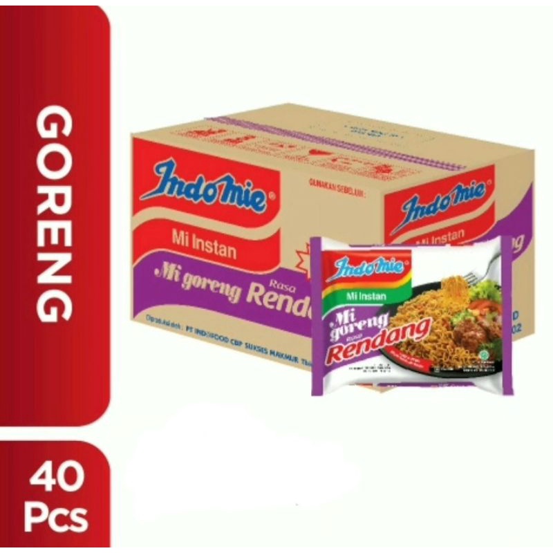 

Indomie Goreng Rendang - Ayam Geprek