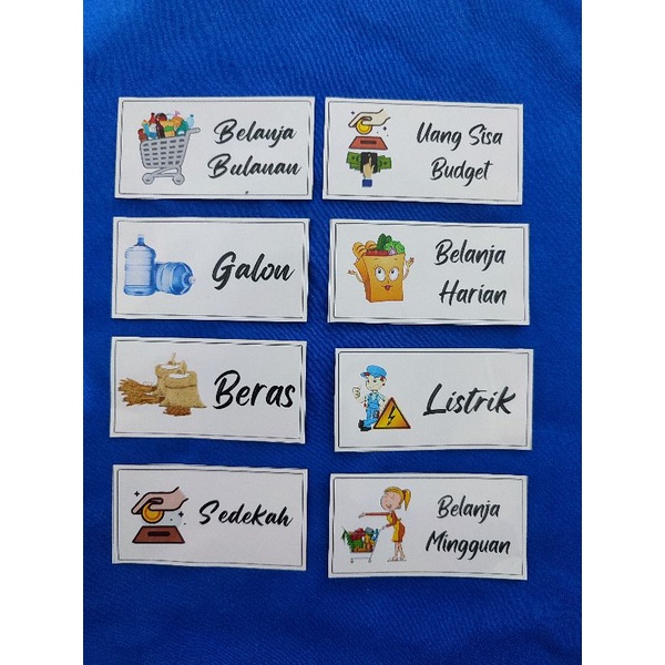 

Stiker Budgeting /Stiker Dompet Keuangan /Stiker Dompet Pintar (ukuran 6 x 3)