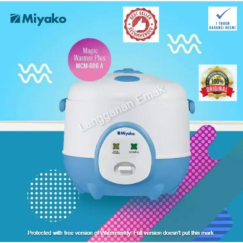 Miyako Magic Com MCM 606 A / MCM 606 B / Miyako MCM 606A / MCM 606B / Rice Cooker Miyako MCM-606A / 