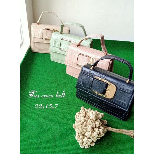 tas wanita, handbag crocobelt