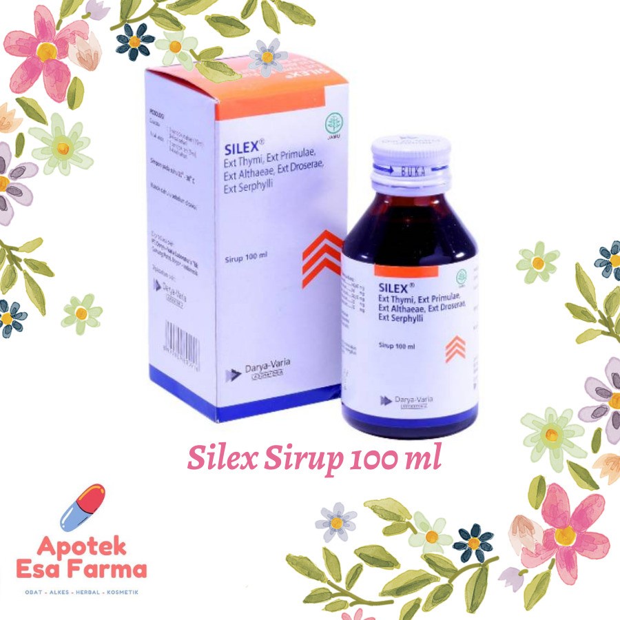 

Silex Sirup 100ml / Sirup Obat Batuk / Batuk Kering / Batuk Dahak Aman