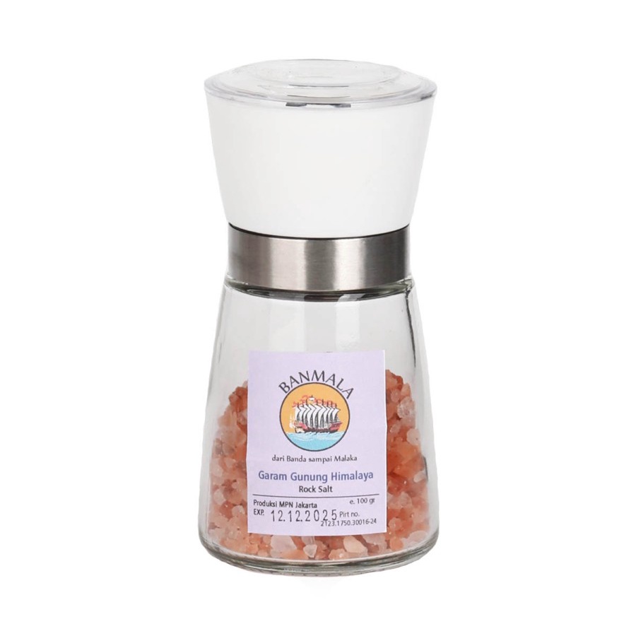 

BANMALA Garam Himalaya Pink Salt Dalam Gilingan Siap Pakai