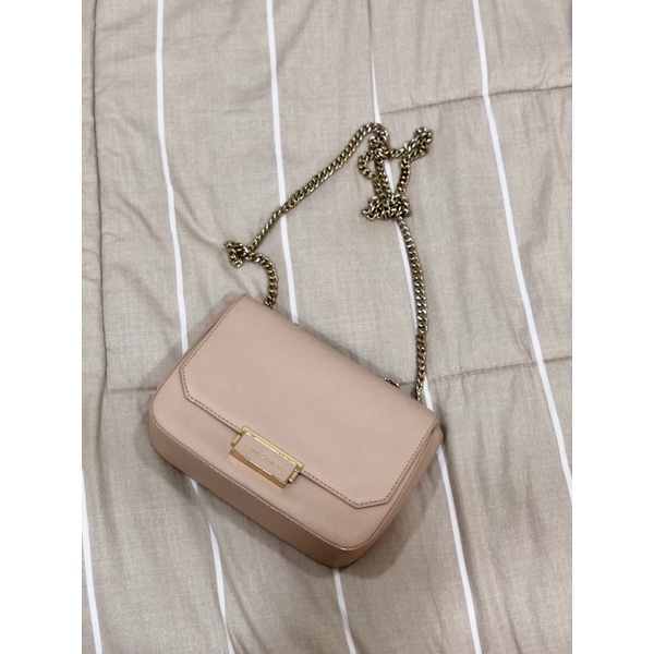 [PRELOVED] TAS CHARLES AND KEITH C&K ORI NUDE PINK SELEMPANG MURAH