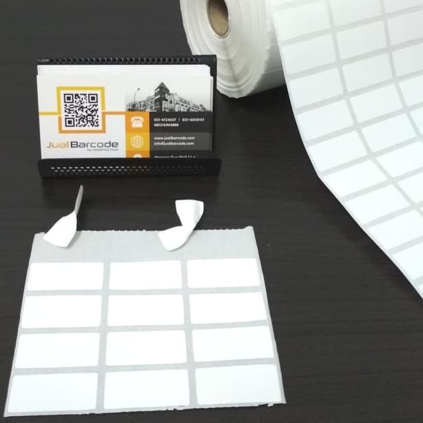 

KERTAS LABEL STICKER BARE YUPO 33 X 15 mm - 33X15 mm - 33x15mm TAHAN PANAS ANTI AIR TIDAK SOBEK !!