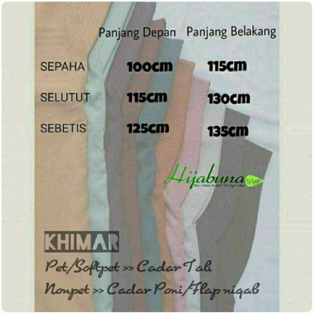 KHIMAR WOLLPEACH BY HIJABUNA
