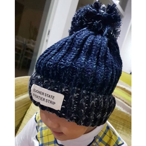 WINTER KNIT BEANIE HAT TOPI KUPLUK RAJUT TEBAL WANITA / ANAK MUSIM DINGIN