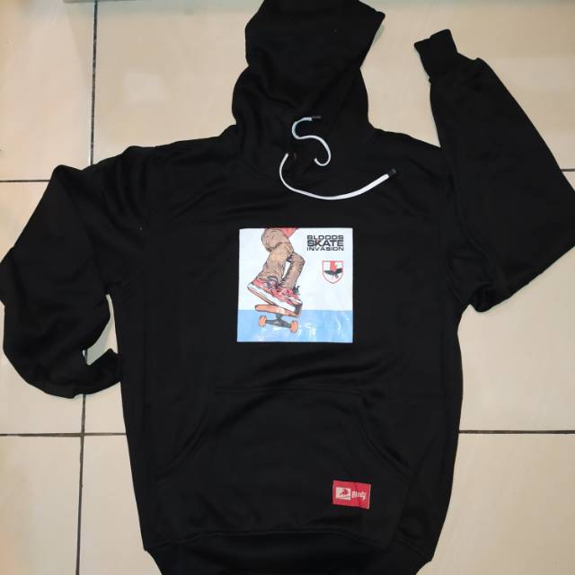 HOODIE BLOODS SKATE BLACK