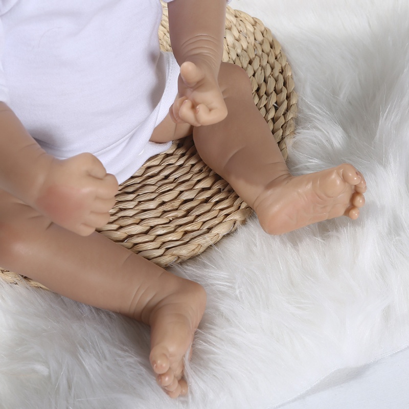 Mary 18Inch Dollhouse Caucasian for Doll Reborn Baby Girl Untuk Boneka Edukasi Boneka