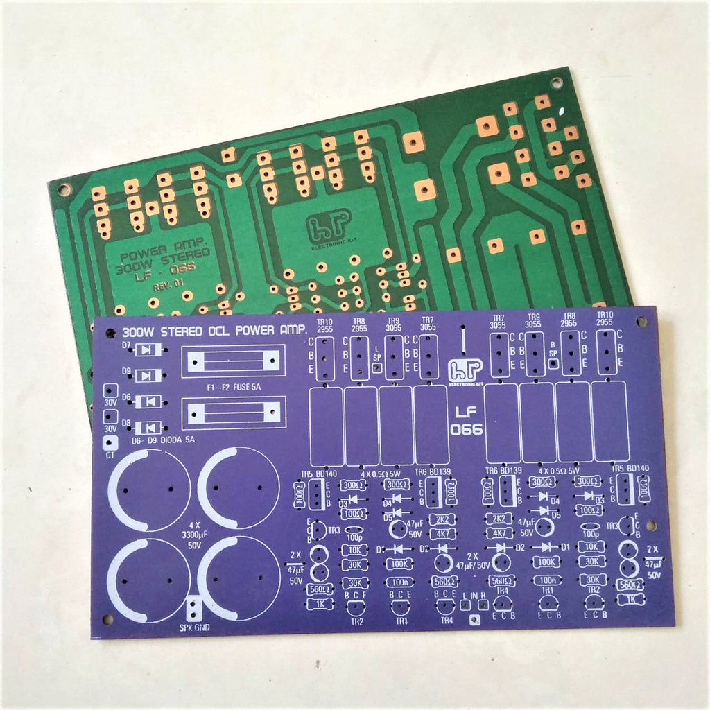 PCB - 300W STEREO OCL POWER AMPLIFIER LF 066