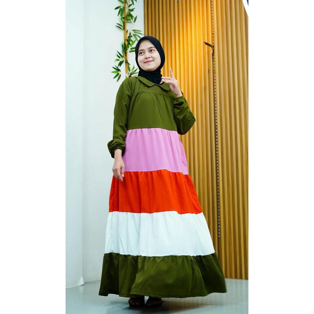 Paket bundling 3 pcs oren's series / gamis outer blouse / bundling gamis blouse outer 2023