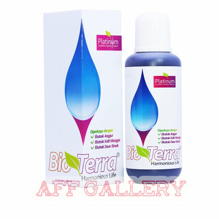 Bioterra Platinum (Herbal Probiotik) - Biotera - Bio terra - Bio tera