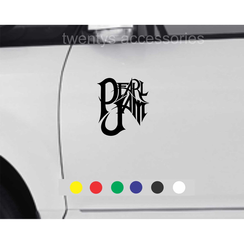 stiker pearl jam sticker body mobil