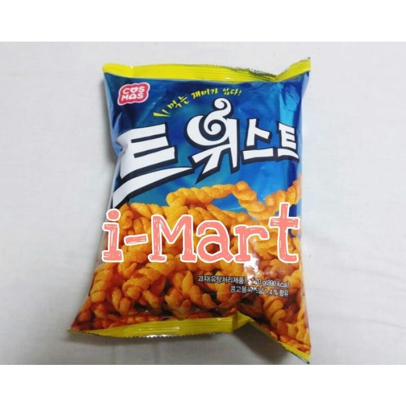 

Cosmos Twist Snack /Makanan Ringan Ekstrudat 170gr