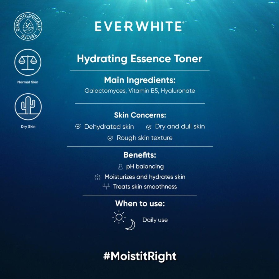❤️ Cloudy ❤️ Everwhite Essence Toner 100ml / Be Bright / Sooting / Hydrating