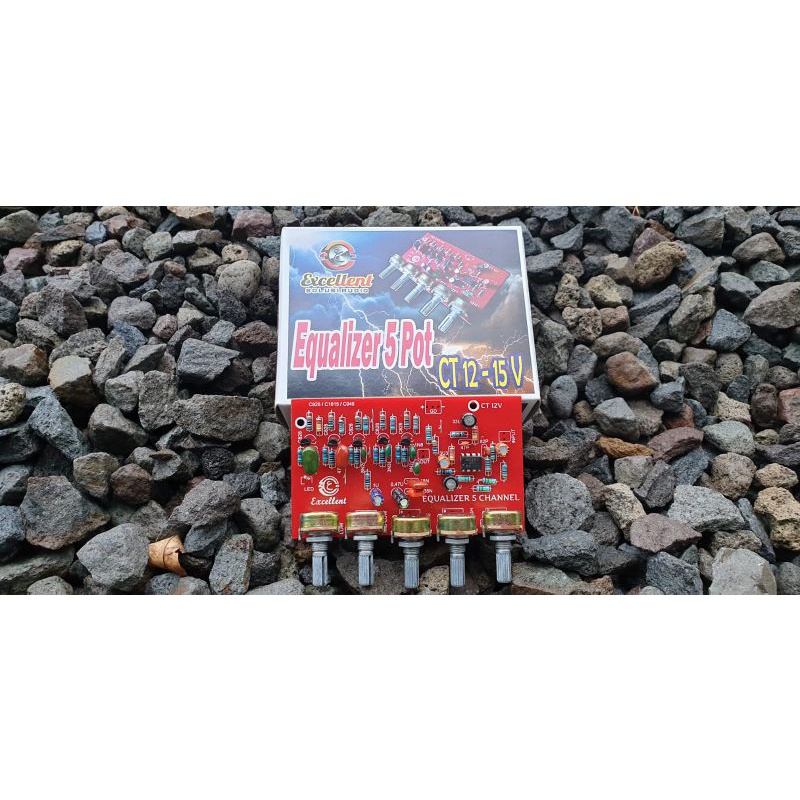 Kit Equaliser 5 Potensio Pro by Excellent