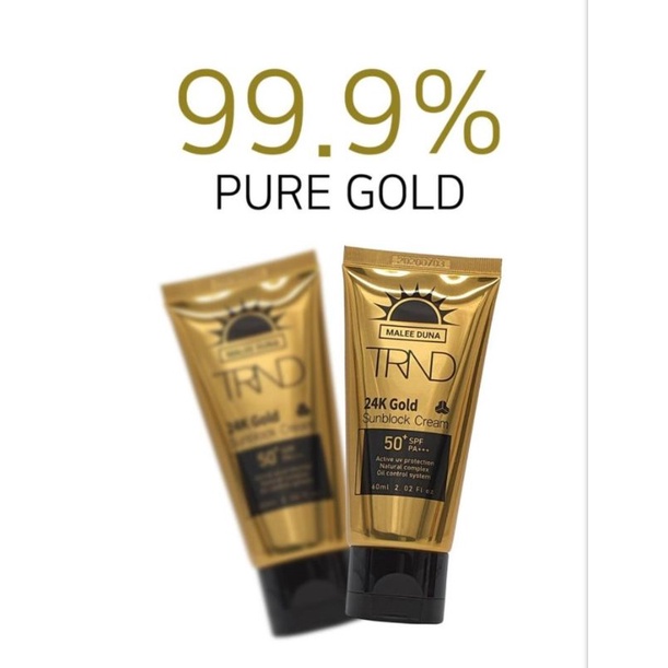 🇰🇷24 K TRND GOLD SUN CREAM SPF 50 PA++++ 60ML