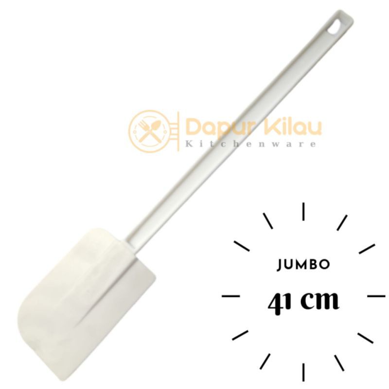 Scraper Rubber Baker Baking Spatula Silikon Karet Tebal Jumbo 41 cm