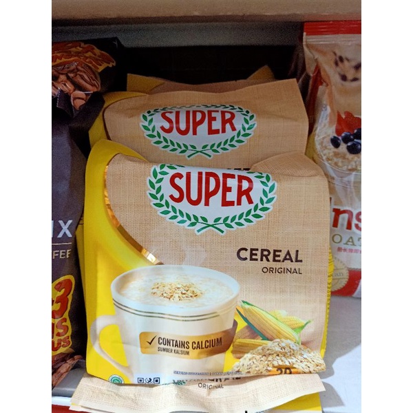 

Super cereal instan 20's kemasan baru