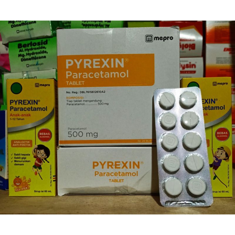 Pyrexin Paracetamol Obat Turun Panas