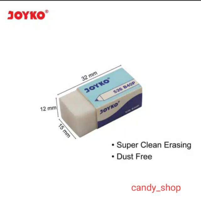 

PENGHAPUS / ERASER JOYKO 526-B40P (1 PCS)