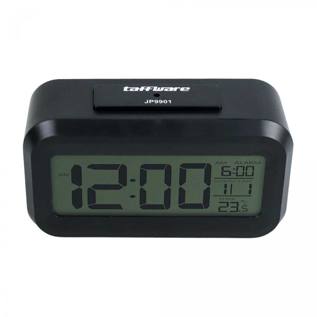 Taffware Fanju Jam LCD Digital Clock with Alarm