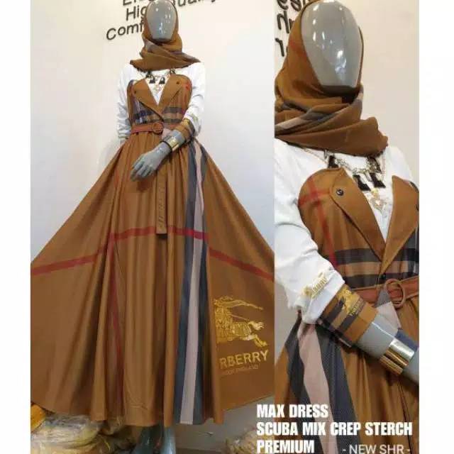 COD-MAX DRESS SCUBA ORI SHR